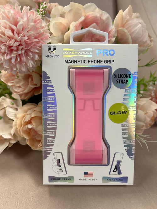 Pink Glow Phone Grip