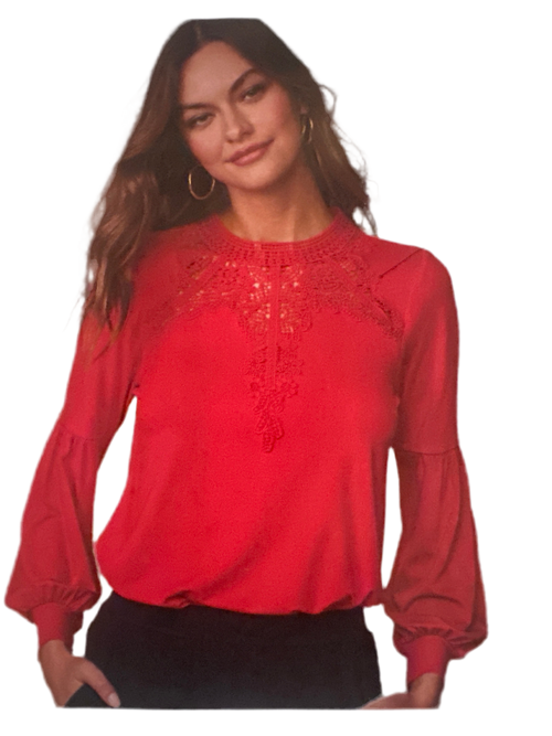 Avon Lace Front Blouse