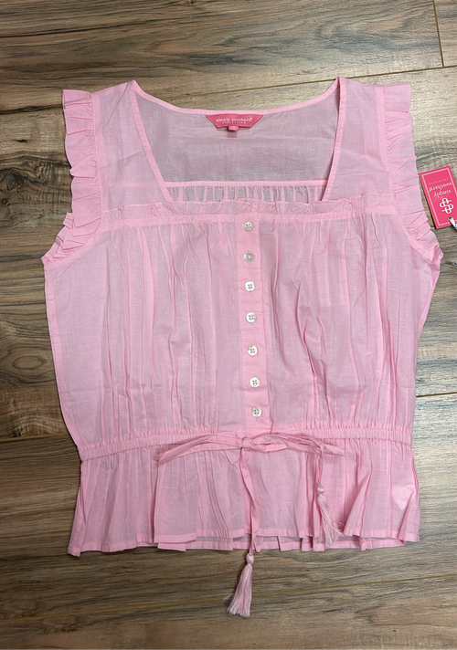 Pink Smocked Top