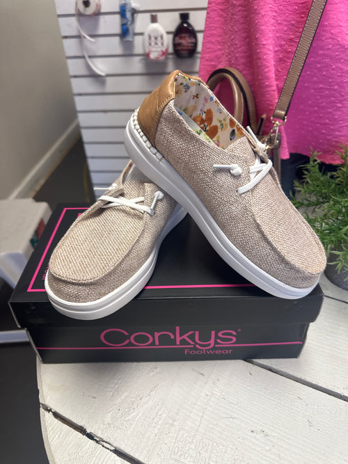 CORKYS’ Slip Ons in Sand