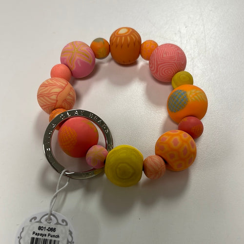 Papaya Punch Wrist Keychain