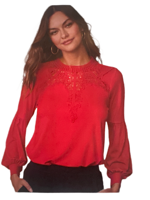 Avon Lace Front Blouse