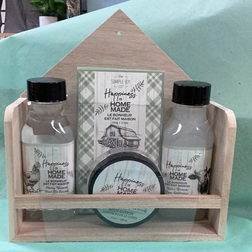 Bath Gift Set in Wood