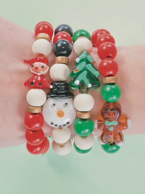 Holiday Simply Southern Stretch Bracelet