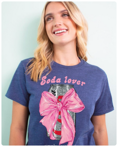 “Soda Lover" Short Sleeve Tee by Simply Southern