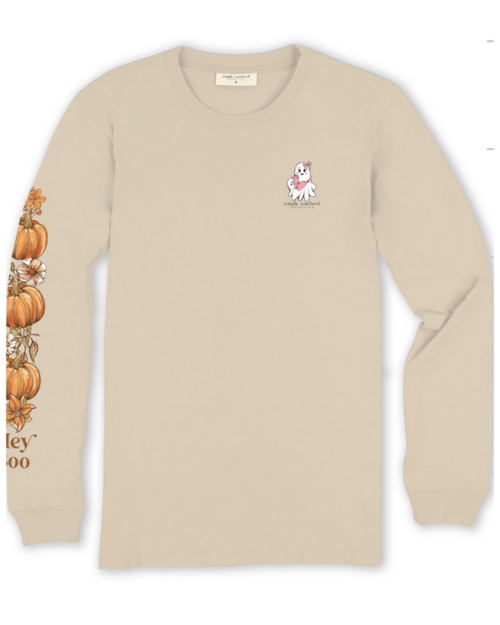 “BOO" Long Sleeve Tee by Simply Southern