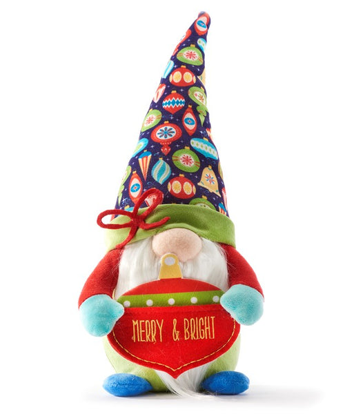 Messenger Gnome w/Sentiment - Ornament