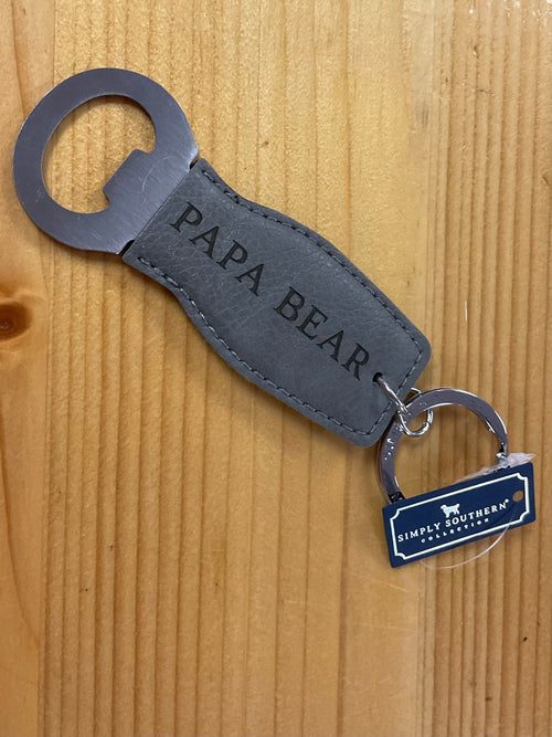 “Papa Bear” Bottle Opener Keychain