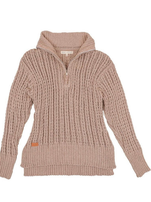 Soft Pull Sweater in Tan