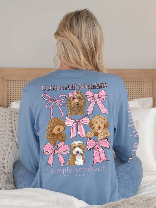 “Dogs" Long Sleeve Tee by Simply Southern