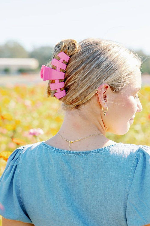 Classic Peonies Please Large Hair Clip