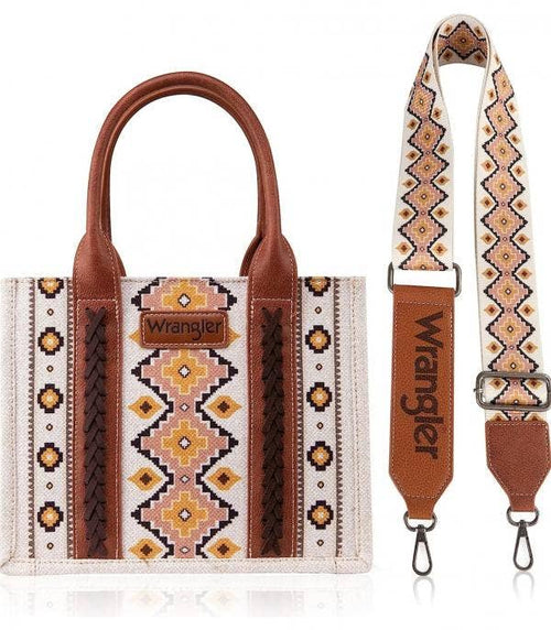 Montana West Wrangler Aztec Tote: Blue