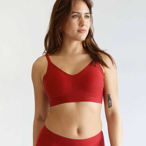 Signature Wireless Bra - Spice