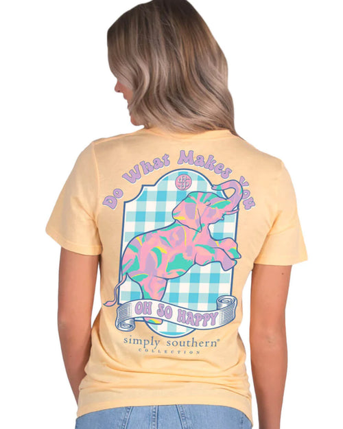 “Elephant" Short Sleeve Tee by Simply Southern