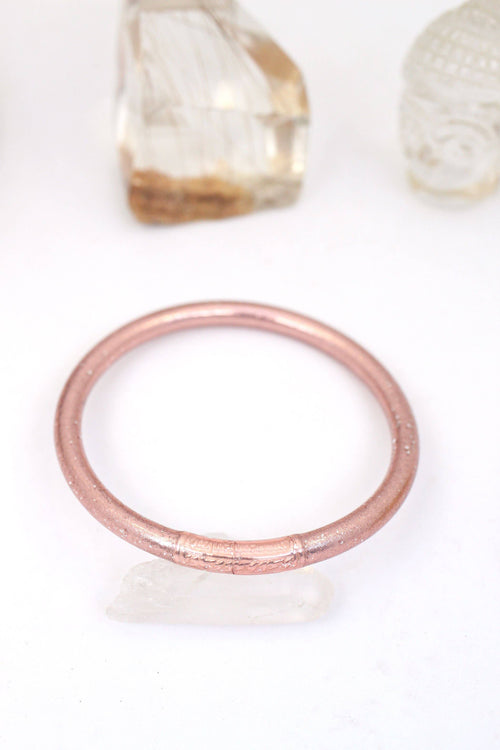 All Weather Prayer Bangles - Rose Gold