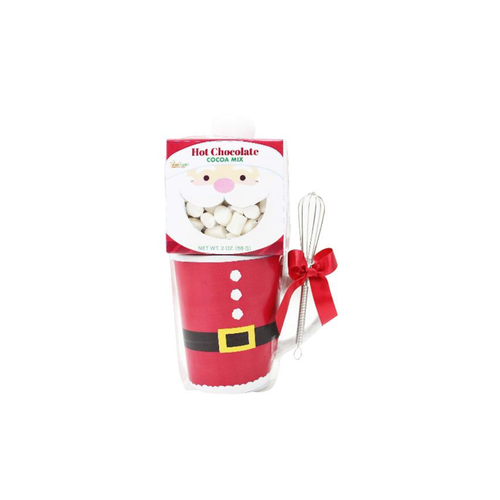 Holiday Cocoa Mug Sets (2oz): Santa Cocoa Mug Set