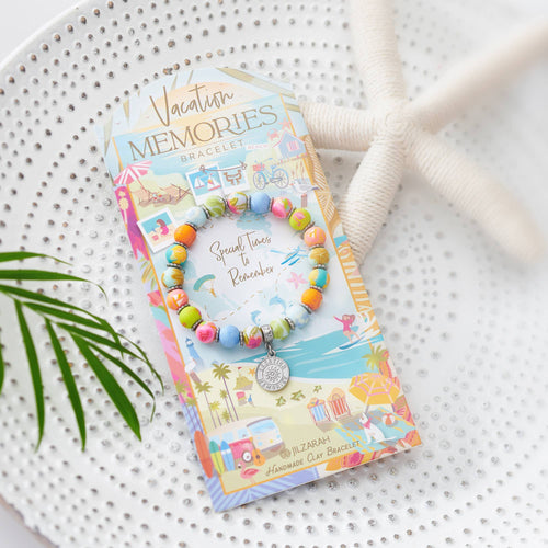 Coastal Vacation Memory Bracelet