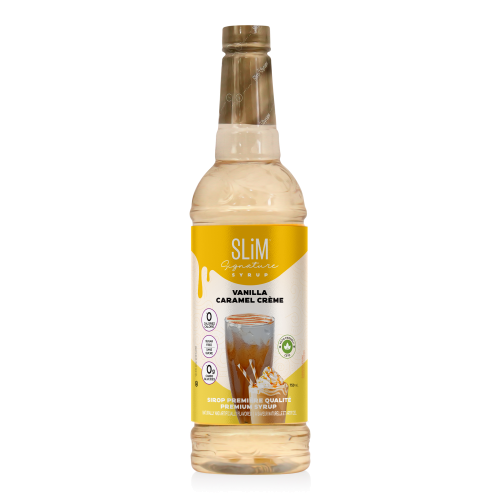 Slim Syrups Sugar Free Vanilla Caramel Creme Syrup