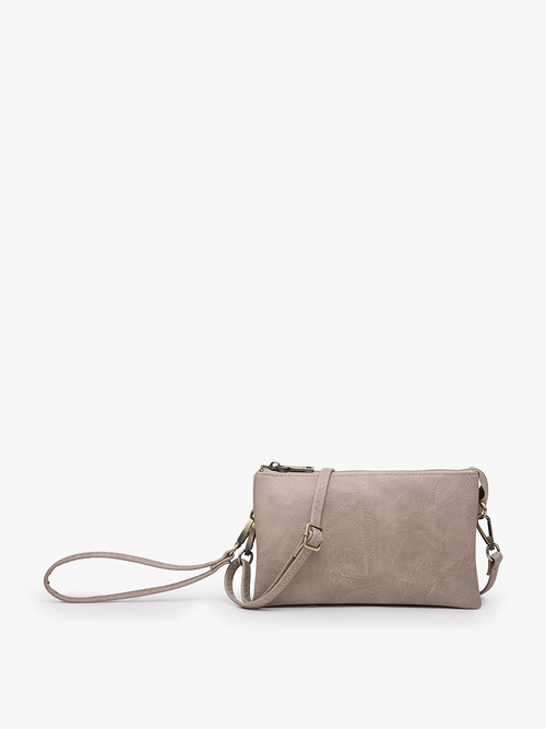 Riley Monogrammable 3 Compartment Crossbody/Wristlet