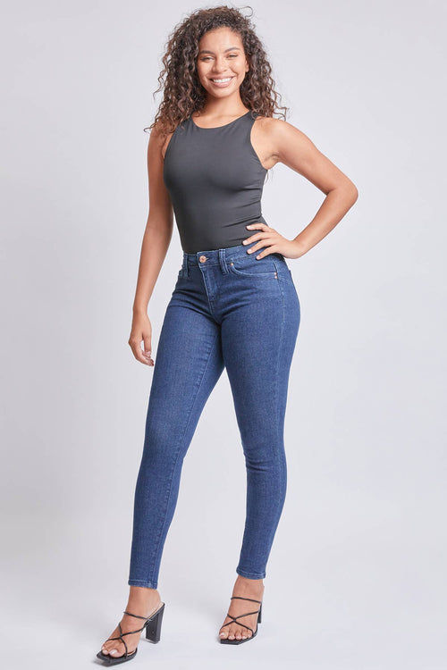 YMI Sustainable Mid Rise Skinny ~ Blue Black