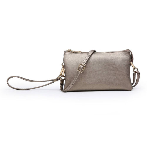 Riley~3 Compartment Crossbody/Wristlet- Copper