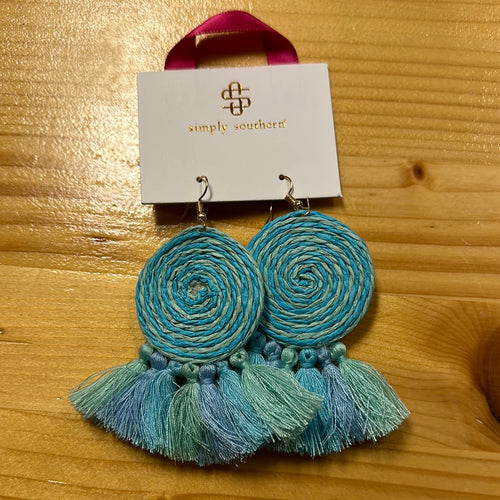 Beaded Tassel Earrings by Simply Southern