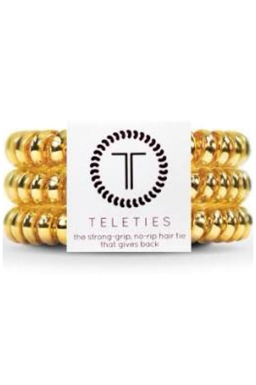 Teleties ~ Sunset Gold, Large 3 pack