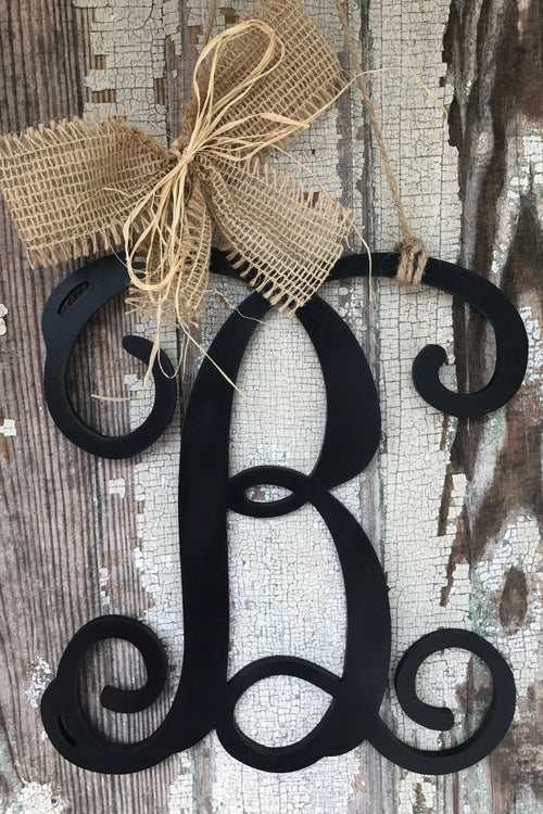 Vine Monogram Letters