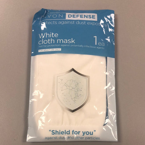 Avon Defense White Cloth Mask