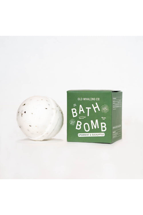 Spearmint & Eucalyptus Bath Bomb by Old Whaling Co.