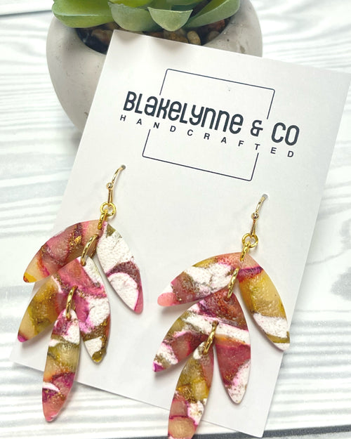 Leafy Dangle Earrings