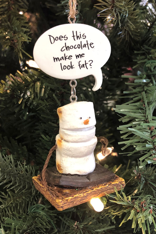 S'mores “Does this Chocolate make me look fat?” Ornament