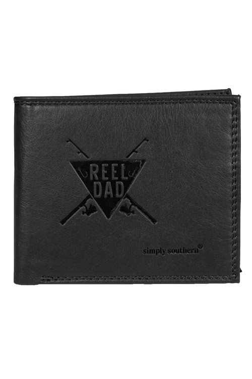 "Reel Dad" Leather Wallet by Simply Southern