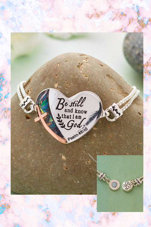 “Be Still” Inspirational Bracelet