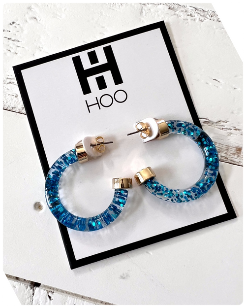 Blue Foil Hoo Hoop Minis